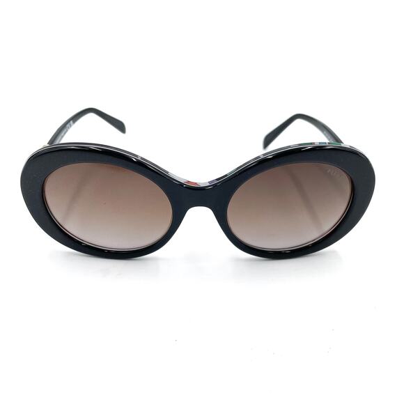 Emilio Pucci Sunglasses Black‎ Full Rim Oval Shape Frame EP 127 01T - Picture 4 of 12